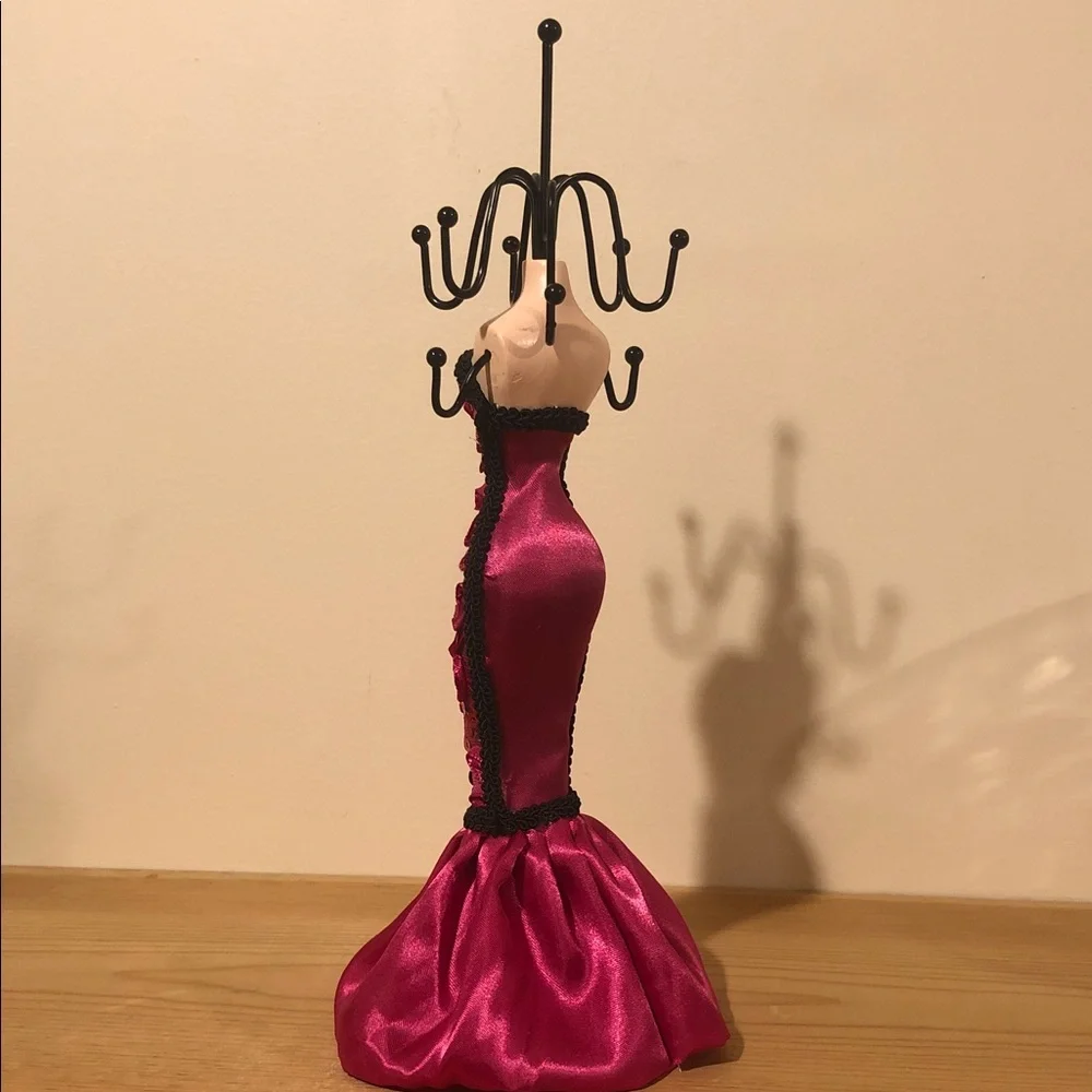 Elegant Pink Dress Jewelry Holder - Picture 2 of 2